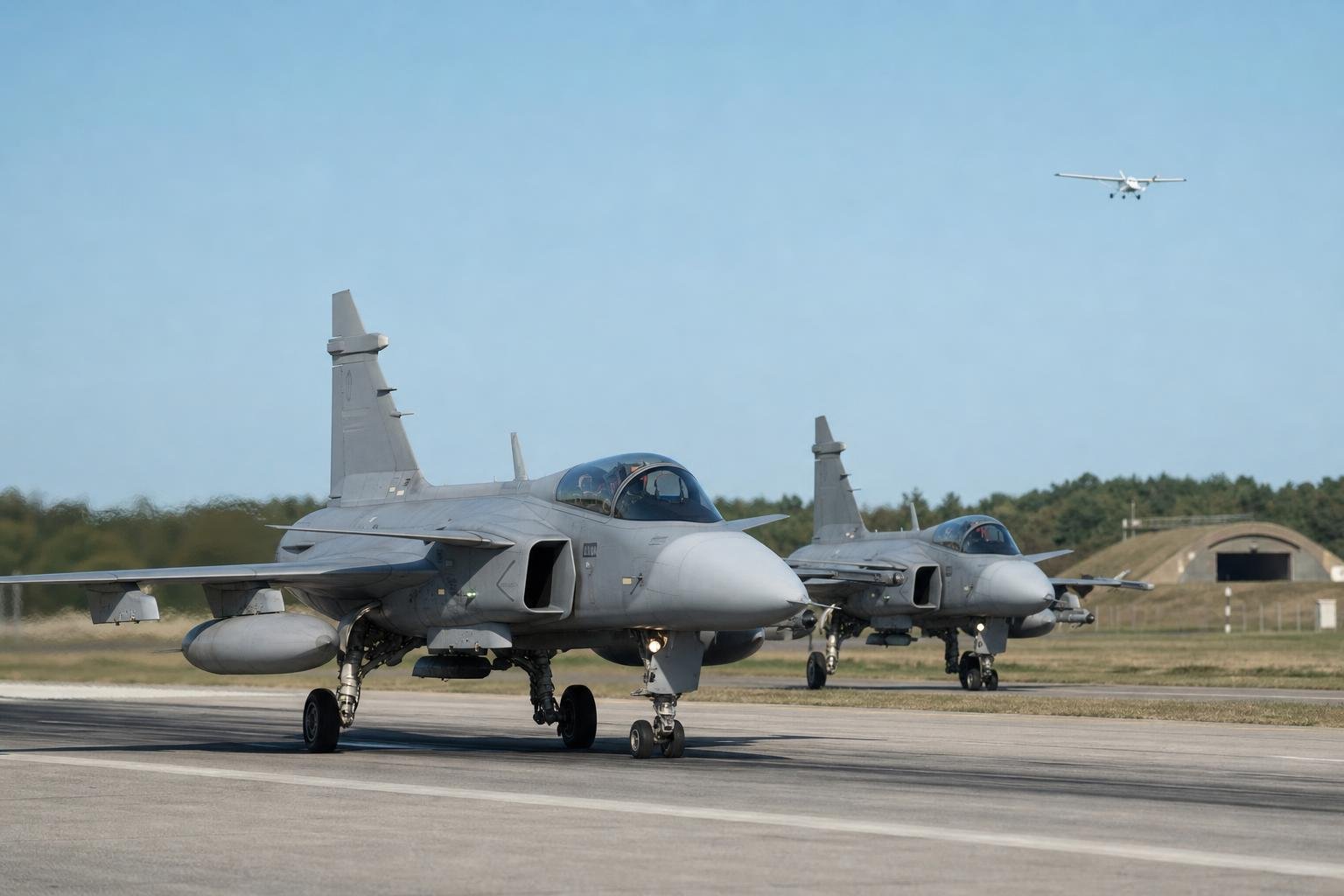 Magyar légtérbe tévedt egy francia kisrepülőgép, Gripeneket riasztottak