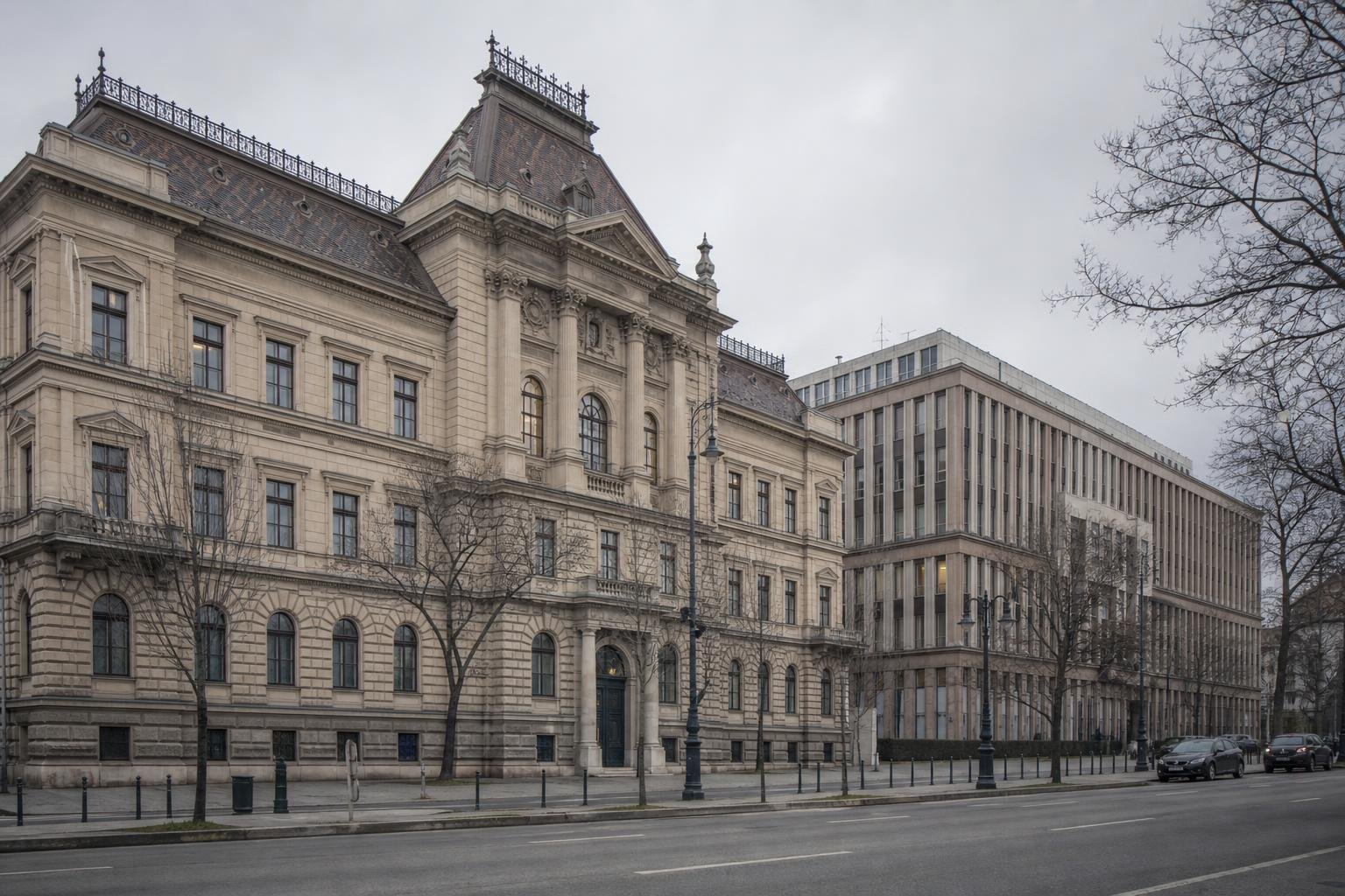 A Kúria régi Markó utcai épülete Budapesten