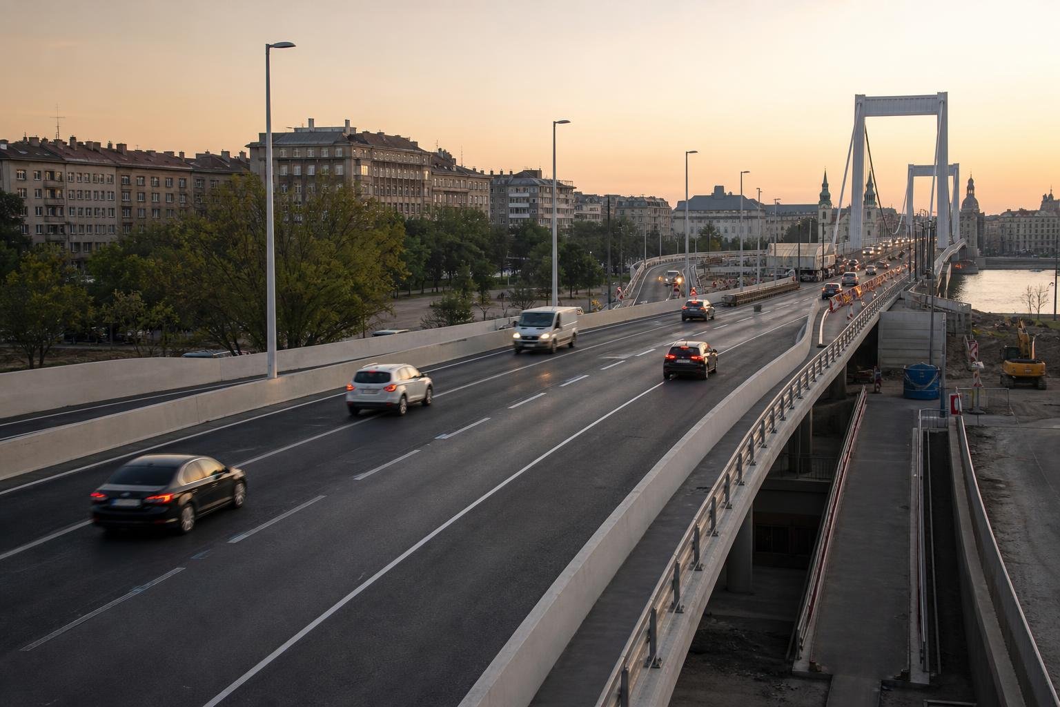 Újra megnyílik a Flórián téri északi felüljáró