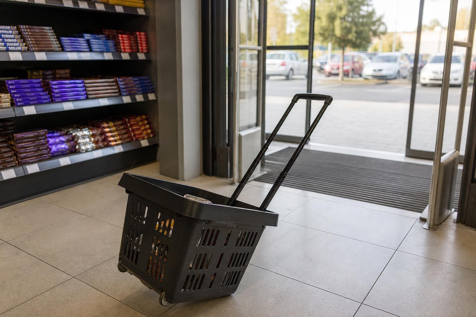 Fizetés nélkül vitt ki 160 tábla csokoládét egy fóti Aldiból – a rendőrség keresi a férfit