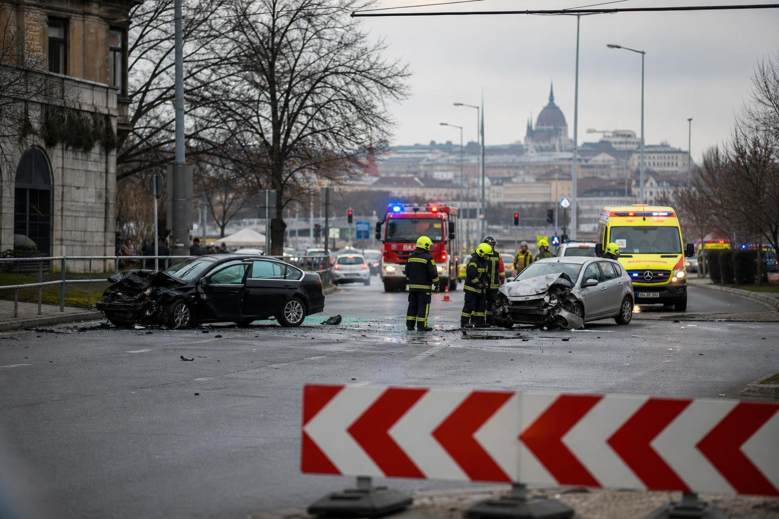 Halálos frontális karambol történt a Soroksári úton