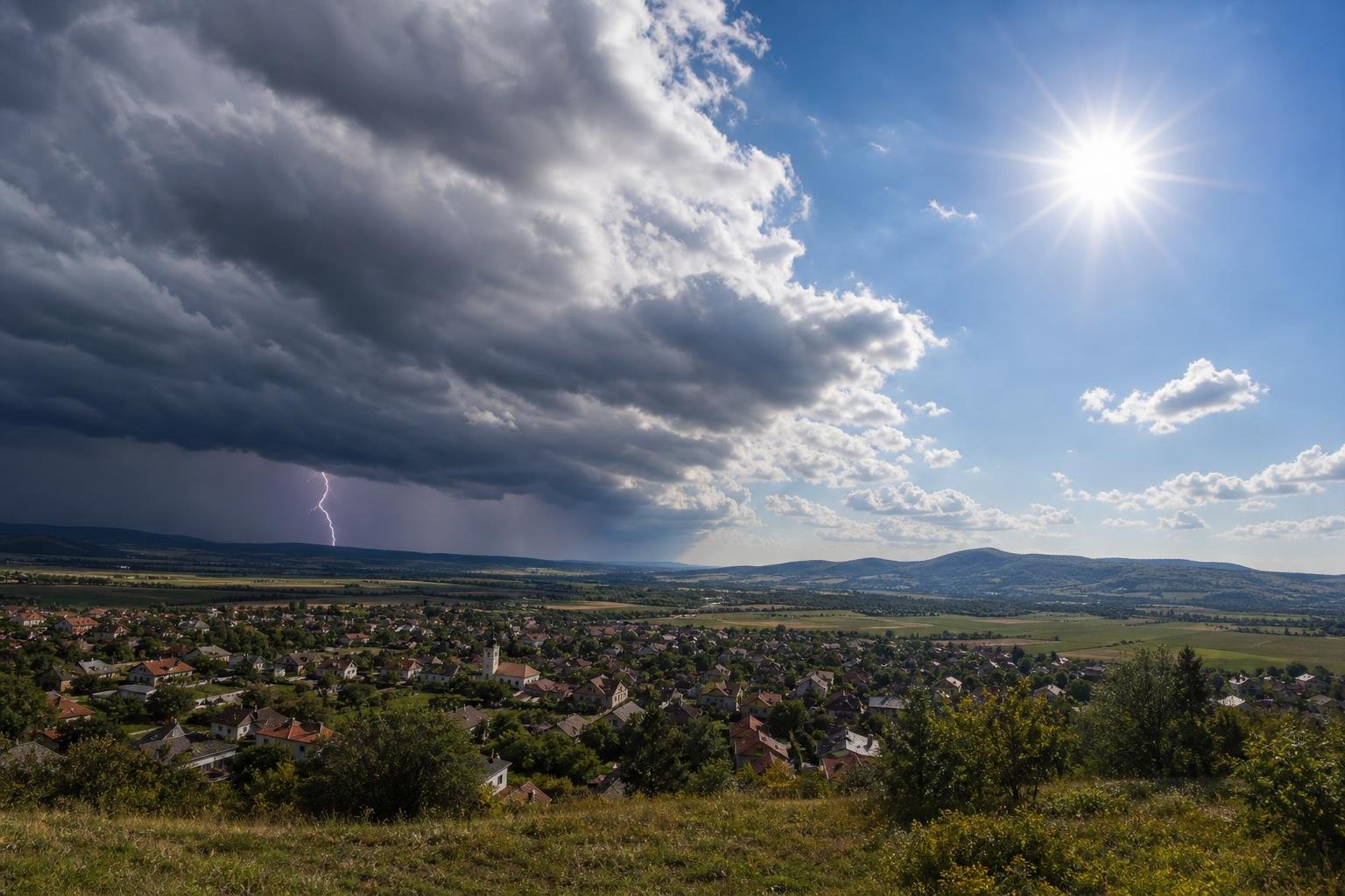 Keddig kitart a nyárias meleg, szerdán hidegfront hoz fordulatot
